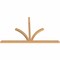 Ekena Millwork Richland Timber Gable Bracket, Western Red Cedar, 108"W x 68"H x 3 1/2"D x 3 1/2"F, 15/12 Pitch GBW108X68X0404RIC00SWR - alternate 2